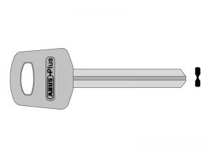 X Plus Key Blank 23211 - ABUKB23211