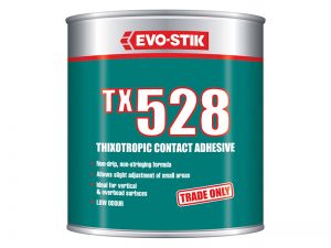 TX528 Thixotropic Contact Adhesive 1 Litre - EVOTX5281L
