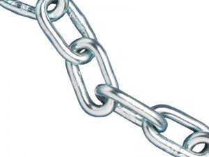 Zinc Plated Chain 2.5mm x 30m Reel - Max Load 50kg - FAICHAL230