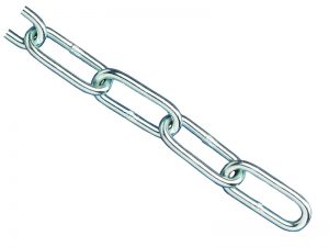 Zinc Plated Chain 2.5mm x 2.5m - Max Load 50kg - FAICHCUT25Z