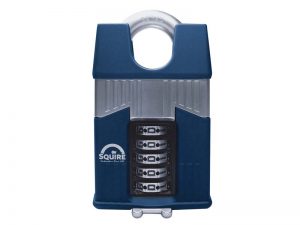 Warrior High-Security Closed Shackle Combination Padlock 65mm - HSQWC65CS