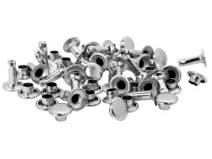 Tubular Rivets 7 x 3 x 9mm, Cap 3 x 7mm (Pack of 25)
