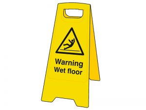 Warning Wet Floor Heavy-Duty A Board