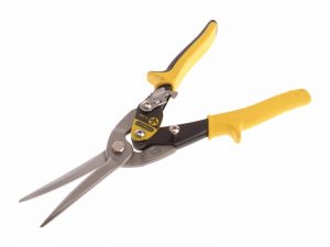 Yellow Long Aviation Snip Straight Cut 300mm
