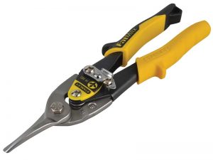 Yellow Aviation Snip & Holster Straight Cut 250mm (10in)