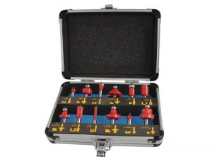 1/4in TCT Router Bit Set, 12 Piece