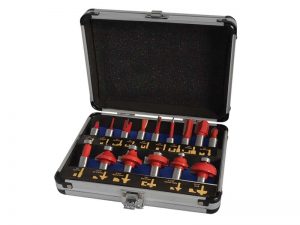 1/2in TCT Router Bit Set, 15 Piece