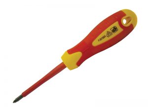 VDE Soft Grip Screwdriver Phillips Tip PH1 x 80mm - FAISDVDEPH1