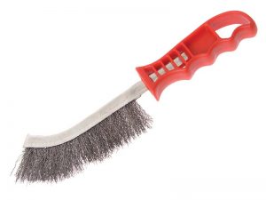 Wire Scratch Brush Steel Red Handle - FAIWBHANDS