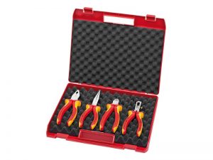 VDE Pliers Set In Case 4 Piece - KPX002015