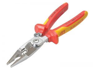 VDE Multifunctional Installation Pliers with Opening Spring 200mm - KPX1396200