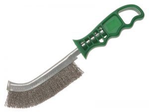 Universal Hand Brush 260mm x 28mm 0.3 Stainless Steel Wire - LES056501