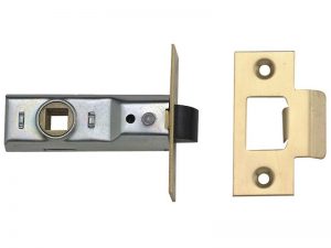 Tubular Mortice Latch 2648 Silver Enamel 76mm 3in Box
