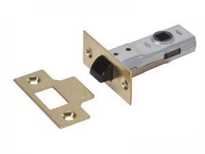 Y2600 Tubular Latch Essentials Polished Brass Finish 65mm 2.5in Visi
