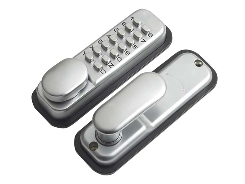 P-DL02-SC Push Button Door Lock Chrome Finish Hold Open Function ...
