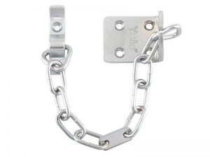 WS6 Security Door Chain - Satin Chrome Finish