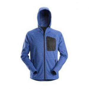 Snickers 8041 FlexiWork, Fleece Hoodie - True Blue
