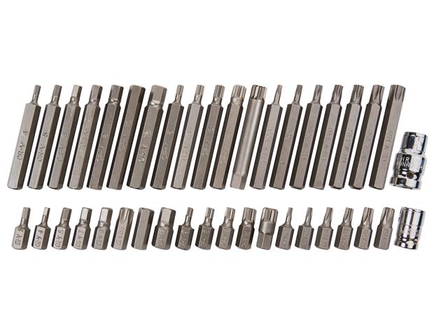 Assorted Screw Bit Set Mixed Hex Spline & TORX Bit Set, 40 Piece - Builders Superstore