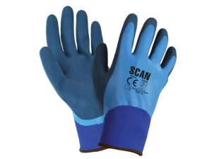 Waterproof Latex Gloves Size 10 Extra Large