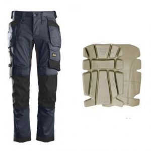 snickers 6241 navy with 9112 kneepads