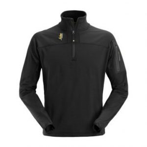 Snickers 9435 Zip Micro Fleece Pullover - Black