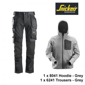 snickers 6241 8041 grey bundle grey