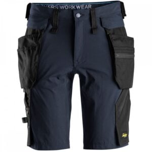 Snickers 6108 LiteWork Shorts With Detachable Holster Pockets - NavyBlack
