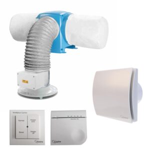 Nuaire Heated x 1 fan and switches