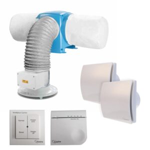 Nuaire Heated x 2 fan and switches