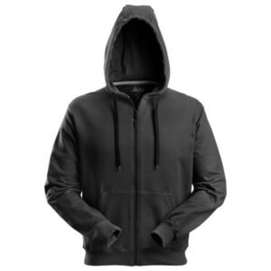 snicker 2801 zip hoodie black
