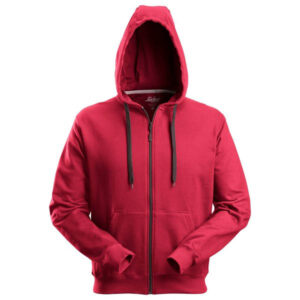 Snickers Zip Hoodie 2801 - Chili Red