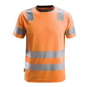 Snickers AllroundWork 2530 High-Vis T-Shirt Orange, Class 2