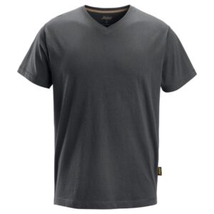 Snickers 2512 V-Neck T-Shirt - Steel Grey