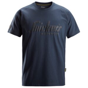 Snickers 2590 Logo T-Shirt - Navy