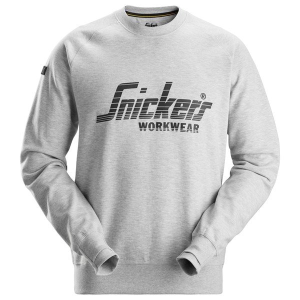 Snicker Speed Snickers 2892 Logo Sweatshirt - Grey - Builders Superstore