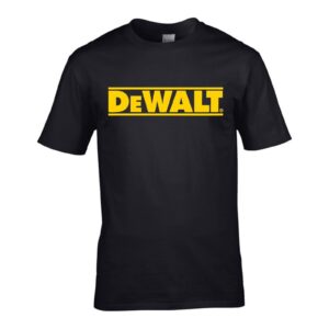 Dewalt Black T shirt Short Sleeve