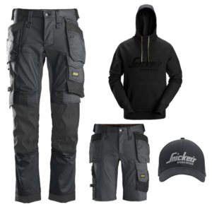 Snickers 6241 Trousers + 6141 Shorts + 2894 Hoodie