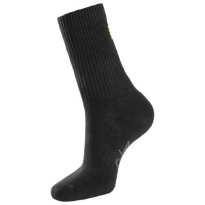 Snickers 9214 Cotton Socks 3-Pack Black