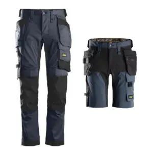 Snickers 6241 Trousers + 6175 Shorts (Navy)