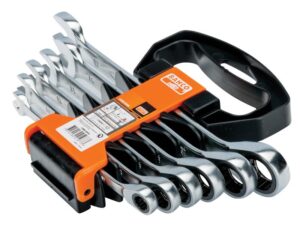 1RM Ratcheting Combination Wrench Set, 6 Piece – BAH1RMSH6