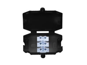 3 Pole Connector Box 10A Black – DCN1926BNB
