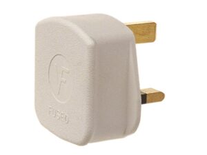 3 Pin Rubber Plug 13A White – DCN6283WNB