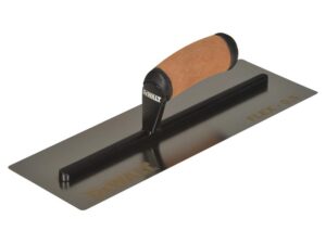 0.5mm FLEX Stainless Steel Flat Trowel, Leather Handle 14in – DDW2982