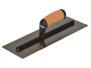 0.4mm FLEX Stainless Steel Flat Trowel, Leather Handle 14in – DDW2992
