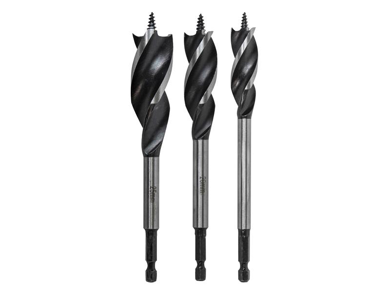 Tri-Point Speed Auger Bit Set, 3 Piece – FAITPASET3PC - Builders Superstore