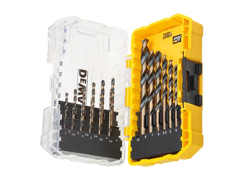 DeWALT DT70728-QZ Metallbohrer-Set 19-tlg. HSS-G, schwarz/gelb DeWALT DT70728-QZ Metallbohrer-Set 19-tlg. HSS-G, schwarz/gelb