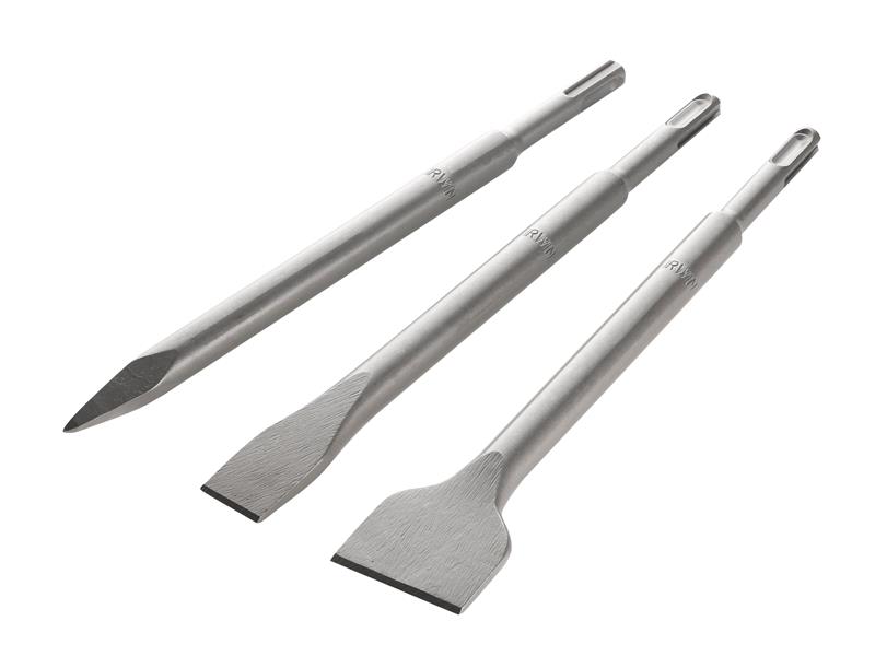 SDS Plus Chisel Set, 3 Piece – IRWIW2027602 - Builders Superstore