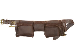 19427 Oiled Leather Construction Apron 12 Pocket – KUN19427