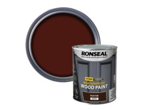 10 Year Weatherproof Wood Paint Dark Oak Gloss 750ml – RSL38774