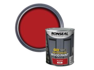 10 Year Weatherproof Wood Paint Royal Red Gloss 750ml – RSL38776